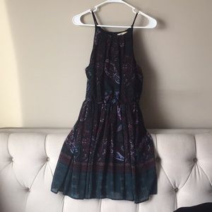 Multicolor print dress